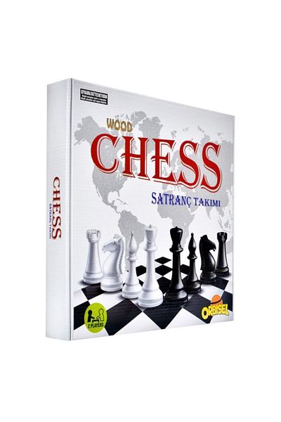 Orbisel Chess Set with Wooden Board