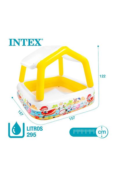 Intex مسبح أطفال مظلل بالشمس