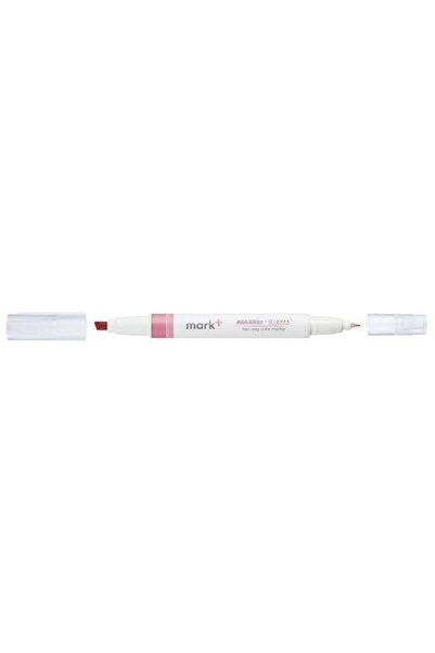 KOKUYO Mark+ Çift Taraflı ( Fosforlu ve Fineliner) Kalem Pink