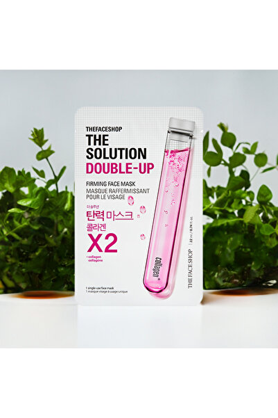 The Face Shop X5 The Solution Double Firming Face Masks || Collagen || Boost skin vitality and freshness