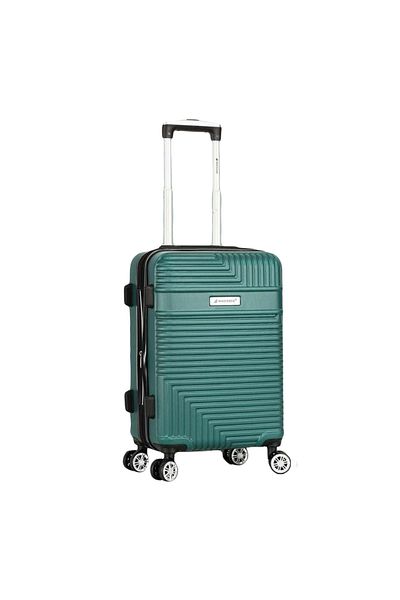 Madisson SW44504 extendable cabin trolley, 55x36x22/27 cm, ABS, dark green