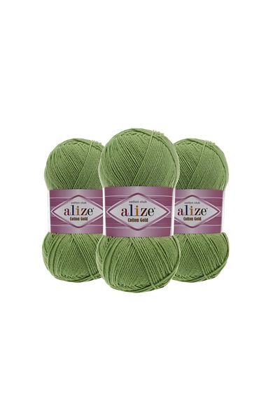 Alize Cotton Gold Cotton Knitting Yarn Amigurumi Yarn 485 3 Pieces