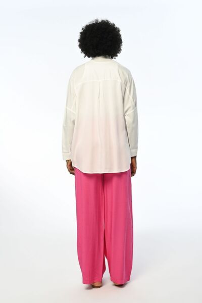 Orfeo Negro KADIN ÇİÇEK TAŞ İŞLEMELİ OVERSIZE GÖMLEK