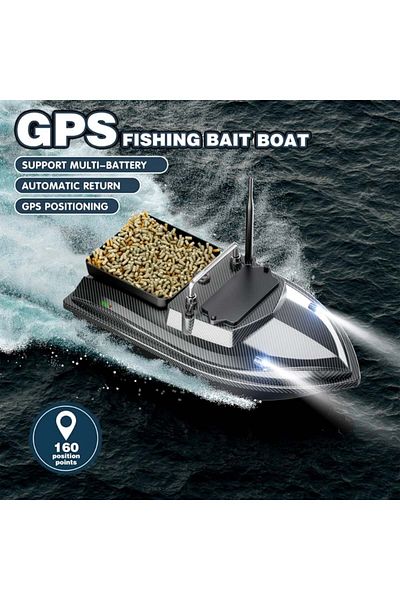 iUni Loď Plantat, Nadit a Momit U06, GPS, 5200 mAh, 500 m, 2 kg, 10 km/h, diaľkové ovládanie