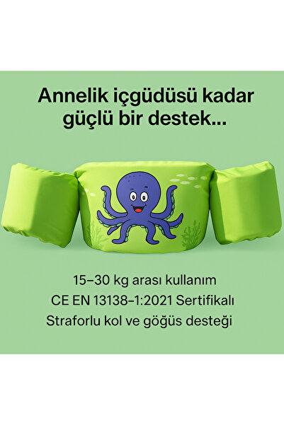 Wolfy Outdoor Wolfy Myswim Yüzdürme Yardımcısı Ahtapot-yeşil-11002