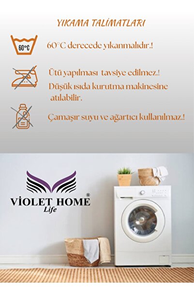 VİOLETLİFE Micro Fitted Full Edge Water Liquid Proof Mattress Protector Mattress Sheet White