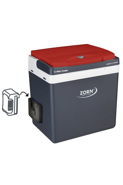 ZORN Car and Camping Refrigerator Box Z 26 Lne Px, 25 Liters, 12v/230v Power Supply, Cooling, Heating