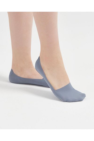 Fanilam Bolero Laser Cut Women's Ballerina Socks - Non-Removable Silicone Band, Cotton Sole 5 Pack