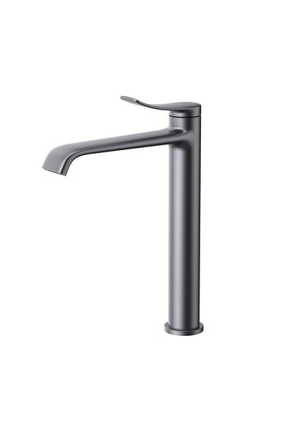 Creavit Lua Long Sink Faucet Fixture Metallic Gray LU6500GR