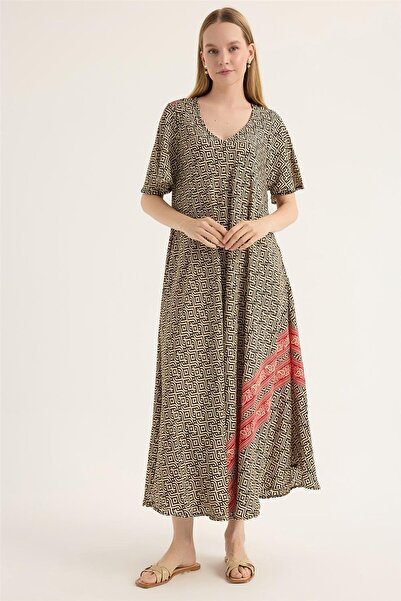 HomeStore Geometrik Desenli Elbise