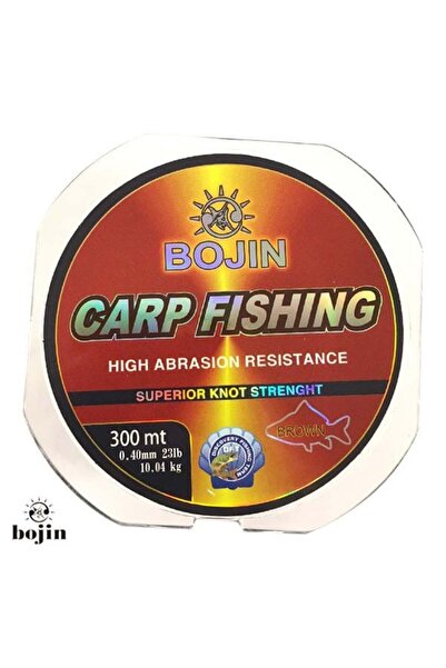 DFT خيط صيد سمك الشبوط بوجين 0.40 مم 300 متر بني