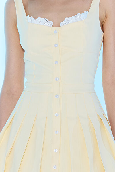 Sagaza Studio Ss6048 ESILA PİLELİ MİNİ ELBİSE