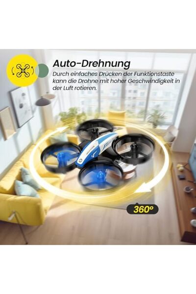 holy Stone HS210 Mini dronă pentru copii, RC Quadcopter Nano Drone cu 3 baterii, 21 de minute timp d