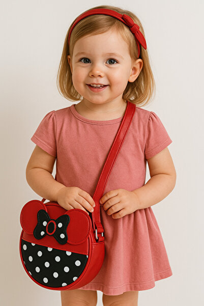 Mesisa Girl's Bag with Handle Strap Side Strap Little Girl Shoulder Bag