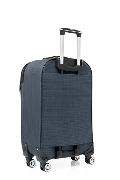 OLEETS 8 Tekerli Su Geçirmez Ultra Kalite Kumaş Orta Boy Valiz