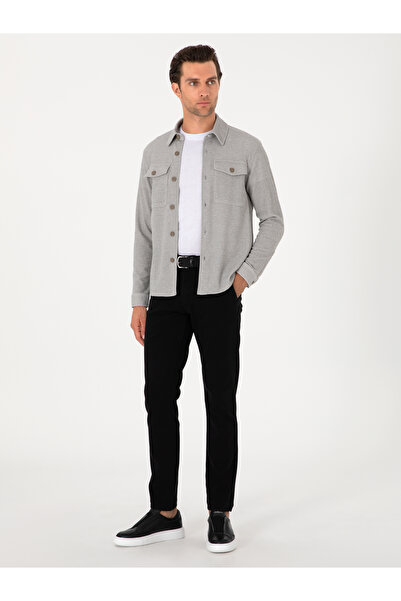 Cacharel Gri Regular Fit Ceket Gömlek 50301594-VR024