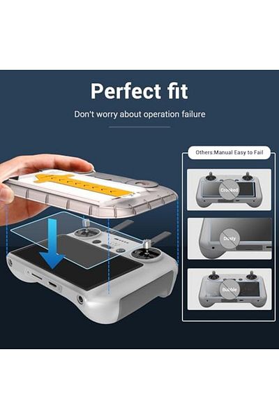 Protector CYNOVA DJI Mini 4 Pro Screen Protector for DJI RC2, [Auto Alignment Kit] DJI R Controller