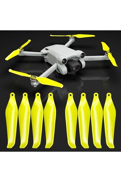 Cesiro Master Airscrew Stealth Propeller Compatible with DJI Mini 3 Pro and Mini 4 Pro - Electric, 4 propellers in set