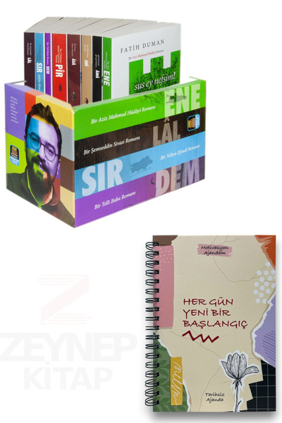 İndigo Kitap Fatih Duman 8 Kitap Set(Motivasyon Ajandam Tarihsiz Ajanda Hediye)