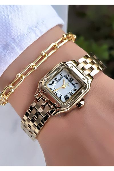 Homies Original Invoice Waterproof Women's Wrist Watch with Bracelet Gift
