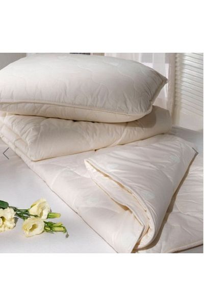 Taç Wool-filled cushion with removable face, Tac, 50x70 cm, Ecru