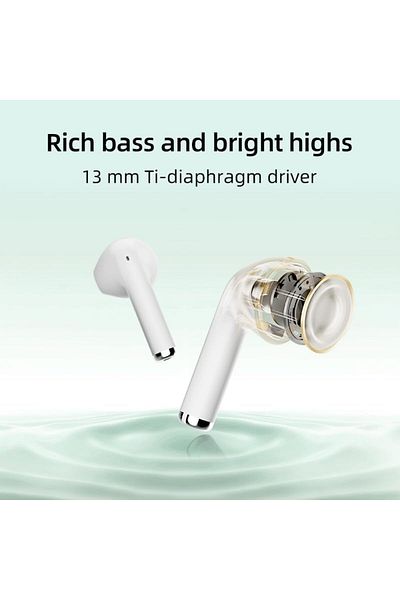 QCY Ailybuds Lite T29 Truly Wireless Earbuds Bionic Arc Design, 5.3 Bluetooth, 28H Battery Life