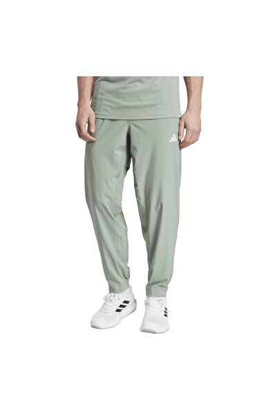 adidas بنطال منسوج رجالي من أديداس، موديل Jd0343-E، لون أخضر