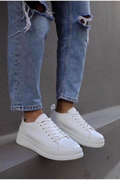 Byshoes حذاء سنيكرز ناك 010 أبيض