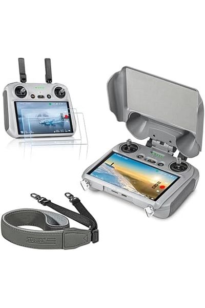 Startrc 3-in-1 RC 2 Drone Controller Screen Protector for DJI Mini 4 Pro, for DJI R