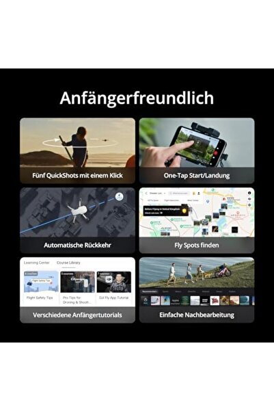 DJI Dronă DJI Mini 4K cu cameră 4K UHD pentru adulți, sub 249 g, stabilizare cardan pe 3 axe, transmisie