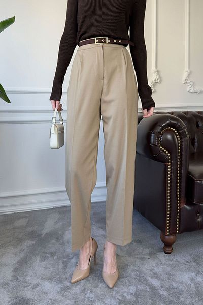 MAGARDE Fabric Carrot Pants