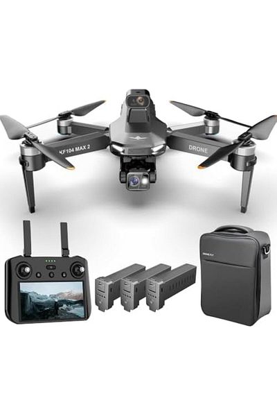 TEEGGI Teeggi KF104 MAX2 drone with 4K camera for adults, remote control with screen, control distance 6 km,