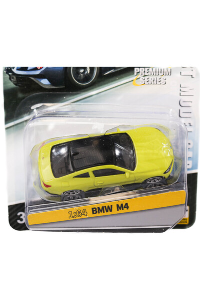 MSZ BMW M4 MSZ 1:64 Mașină model galbenă