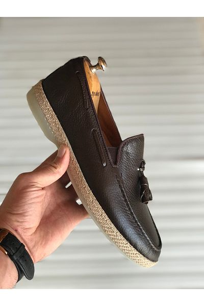Zegeshoes Genuine Leather New Season Jut Model Shoes