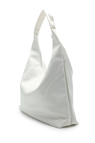 minebag Casual Milan Plain Women's Shoulder Bag White