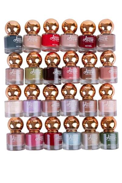 drob_beauty مجموعة طلاء أظافر دروب بيوتي مع 24 قطعة متعددة الألوان