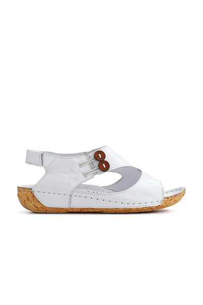 İNZE AYAKKABI Genuine Leather Sandals Model Name: Serena
