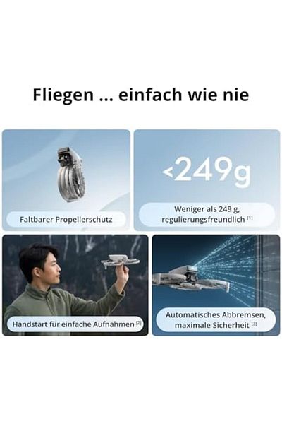 DJI Flip Drone with 4K Camera Adults, Mini Drone with Camera, < 249 g, Follow Me Drone Function, 13 km range