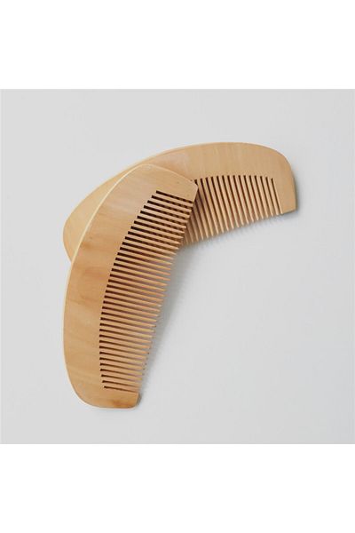Skygo 12 Pack Wooden Comb - Narrow Tooth OVAL