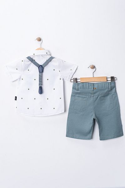 tinytrends Baby Boy & Child Star Special Day Summer 4-Piece Salopet Suit