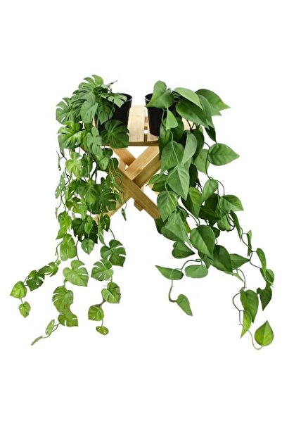 DRAMA HOME Artificial Plant in Pot Hanging Indoor/Outdoor