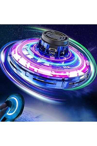 Flying Mini Drone Flying Spinner, Mini Drone Infinity UFO for Kids Adults, Flying Boomerang Orb Toy