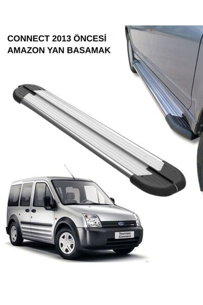 GÜRAKS Ford Connect Krom Amazon Yan Basamak 2013 Öncesi Uyumlu