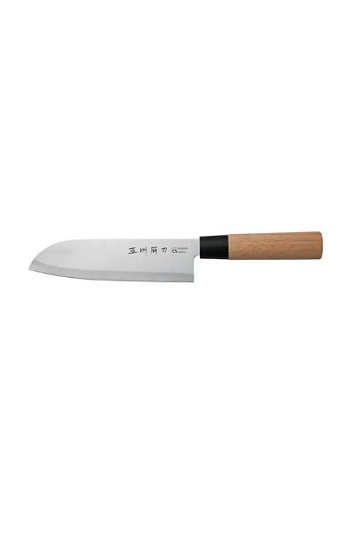 Carl Schmidt Sohn Μαχαίρι Osaka Santoku, ανοξείδωτο ατσάλι, ξύλινη λαβή, 18 εκ.