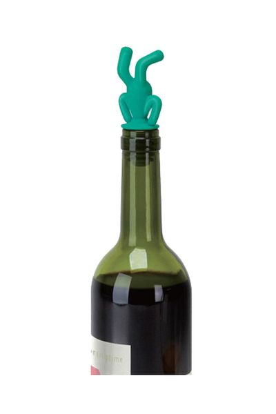 OEM Dop pentru sticlă de vin – Reutilizabil, Silicon 6x2x9 cm