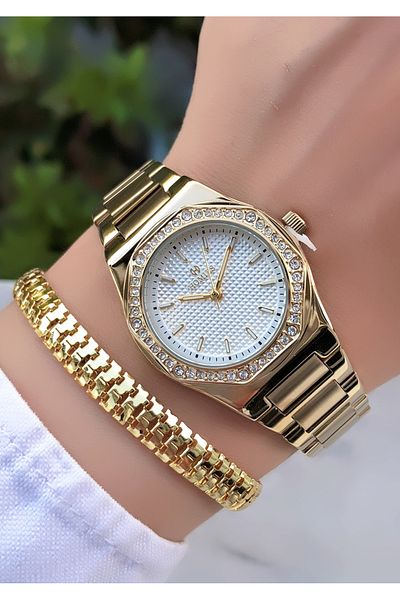 Homies Original Invoice Waterproof Women's Wrist Watch with Bracelet Gift
