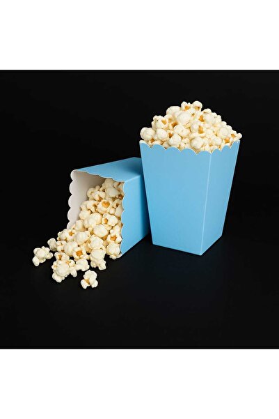 Nenya Mavi Renkli 8'li Mısır/ Popcorn Kutusu