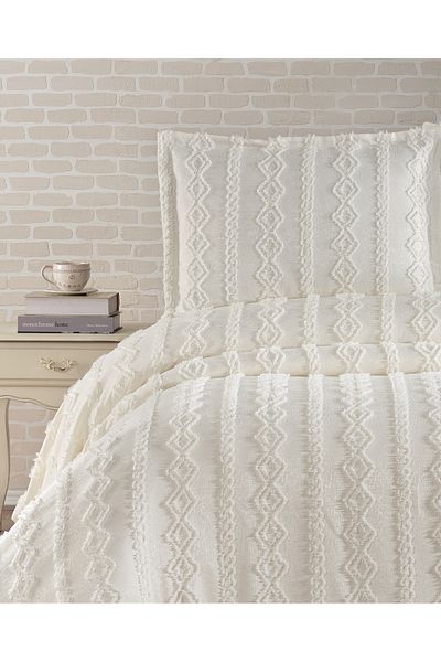 Elvira Home Collection Eh طقم مفارش سرير إسكندنافي مزدوج مكون من 3 قطع-طقم مفارش سرير-طقم بايك مهر يومي