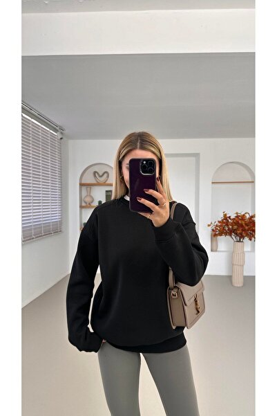QİMYA BUTİK CHAMAKH ženska basic dukserica od trokončane tkanine