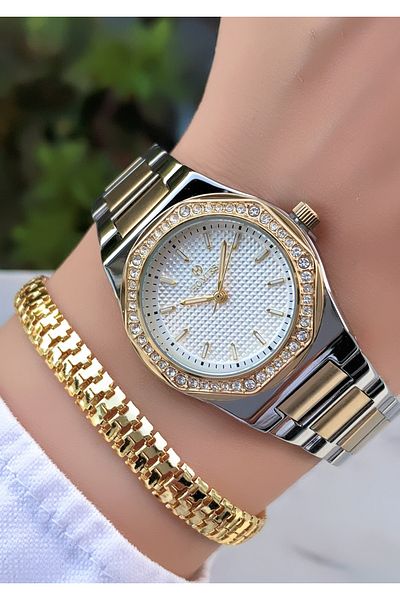 Homies Original Invoice Waterproof Women's Wrist Watch with Bracelet Gift